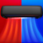 realistic-air-conditioner-red-blue_107791-19047